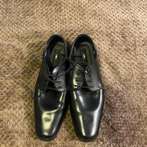 Joseph Abboud Black Leather Oxfords